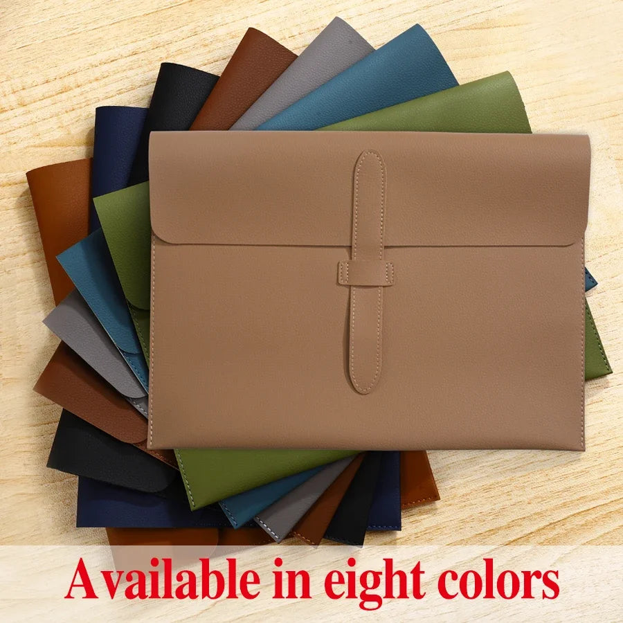 A4 Leather Document Bag | Business & School Folder Organizer