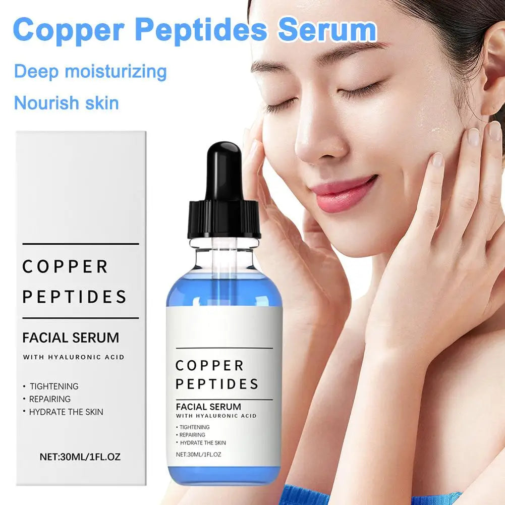 Copper Titanium Essence Hyaluronic Acid Serum Skin Barrier Repair For Sensitive Dry Moisturizing Brightening Soothing Face Skin Peaceful Pleasures Health and Wellness