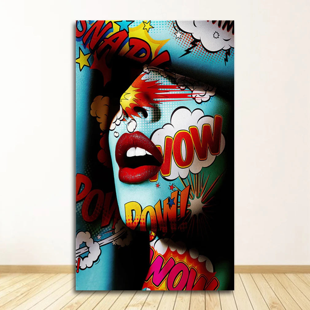 Room Canvas Painting Wall Art Picture Home Posters Graffiti Women Portrait Oil Poster And Prints Decor For Living Peaceful Pleasures Health and Wellness