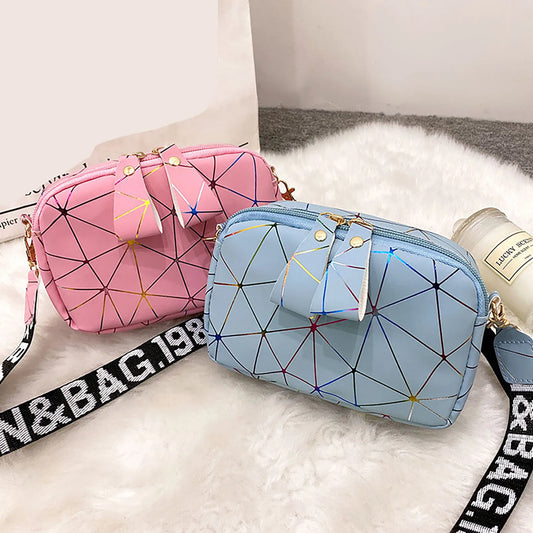 Woman Square Crossbody Bag Print Shoulder Bag with Wide Detachable Shoulder Strap for Mobile Phone Cosmetics Keychain Peaceful Pleasures Health and Wellness