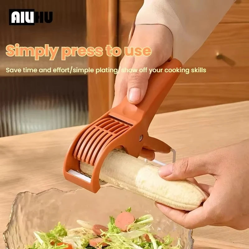 Stainless Steel Vegetable & Fruit Slicer | Multi-Function Salad
