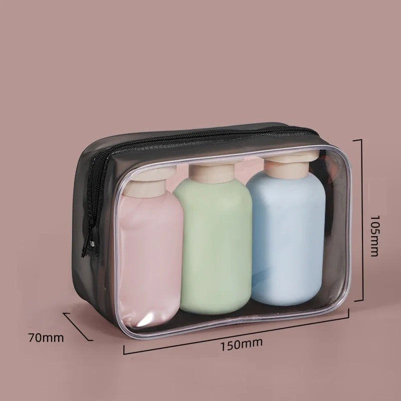 3-Pack Leak-Proof Refillable Travel Bottles | Flip Cap
