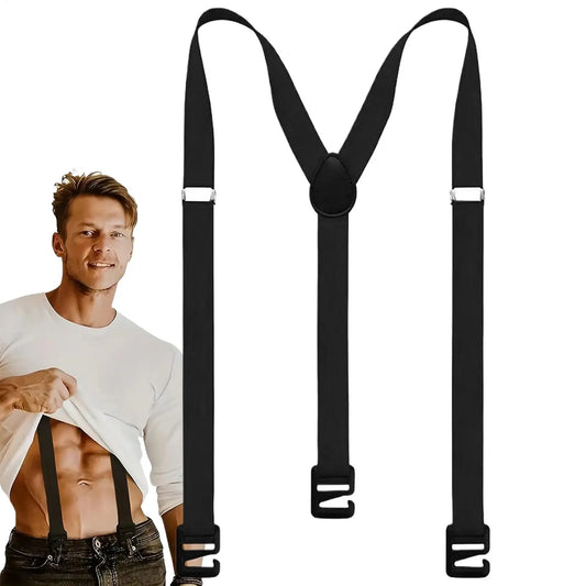 Men's Y-Back Suspenders – Adjustable Heavy Duty Hidden Braces Men's Suspenders Oasis Select