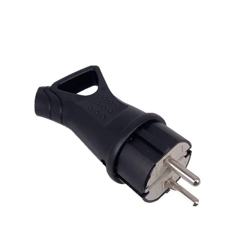 EU Waterproof Grounded Socket Plug IP54 16A 250V | DIY Connector