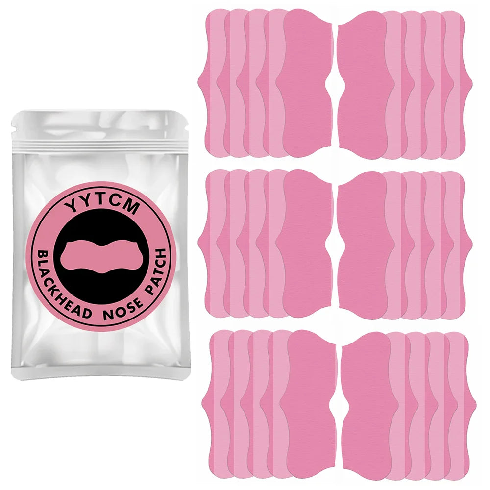 Large Pink Nose Pore Strips – Deep Cleansing Blackhead Remover