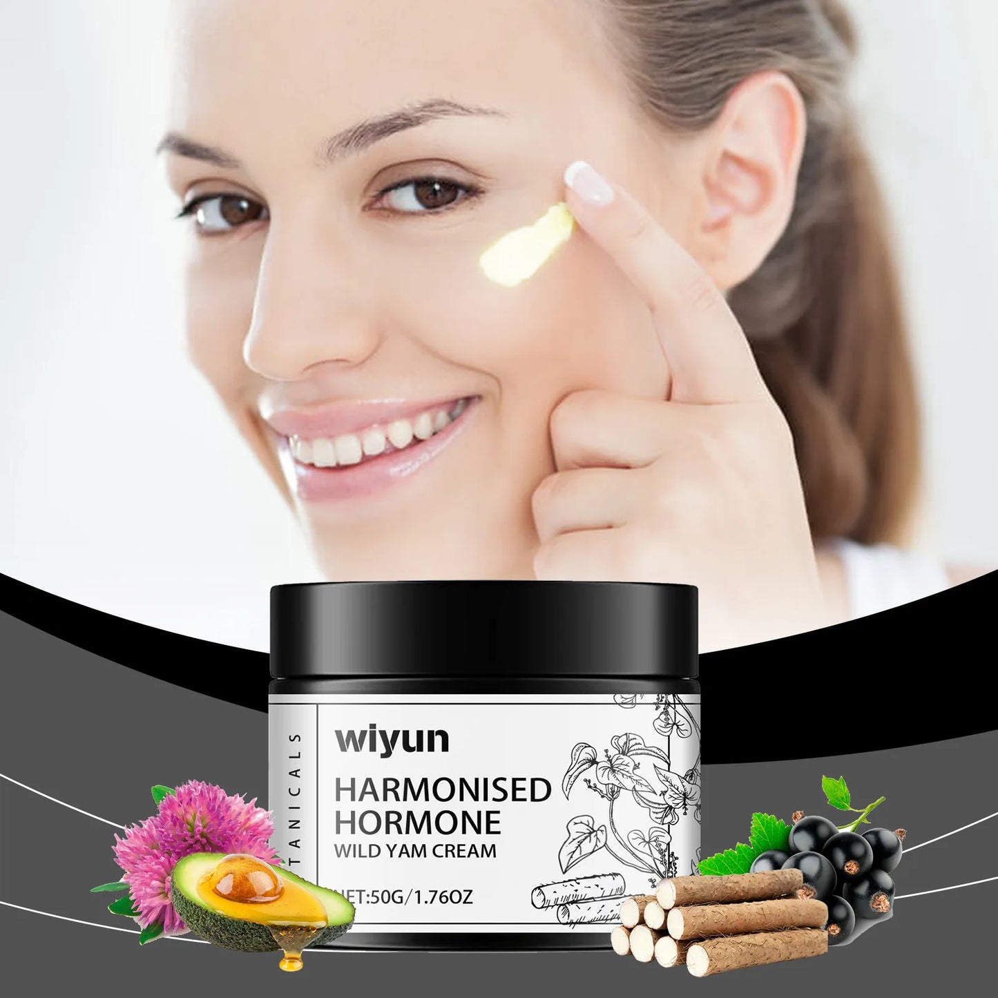 WIYUN Wild Yam Cream – Hormone Balance & Menopause Skin Care