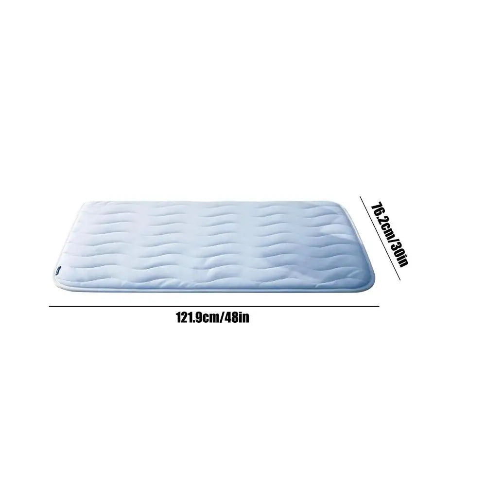 Dog Cooling Bed Breathable Washable Non-Slip Pet Cooling Mat For Puppy Sleeping Summer Outdoor Indoor Car Travel Crate Cage Peaceful Pleasures Health and Wellness XXL China Mainland