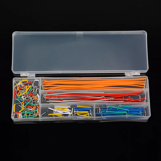 140pcs U Shape Solderless Breadboard Jumper Cable Wire jump Wire Kit For Arduino Shield Peaceful Pleasures Health and Wellness Default Title