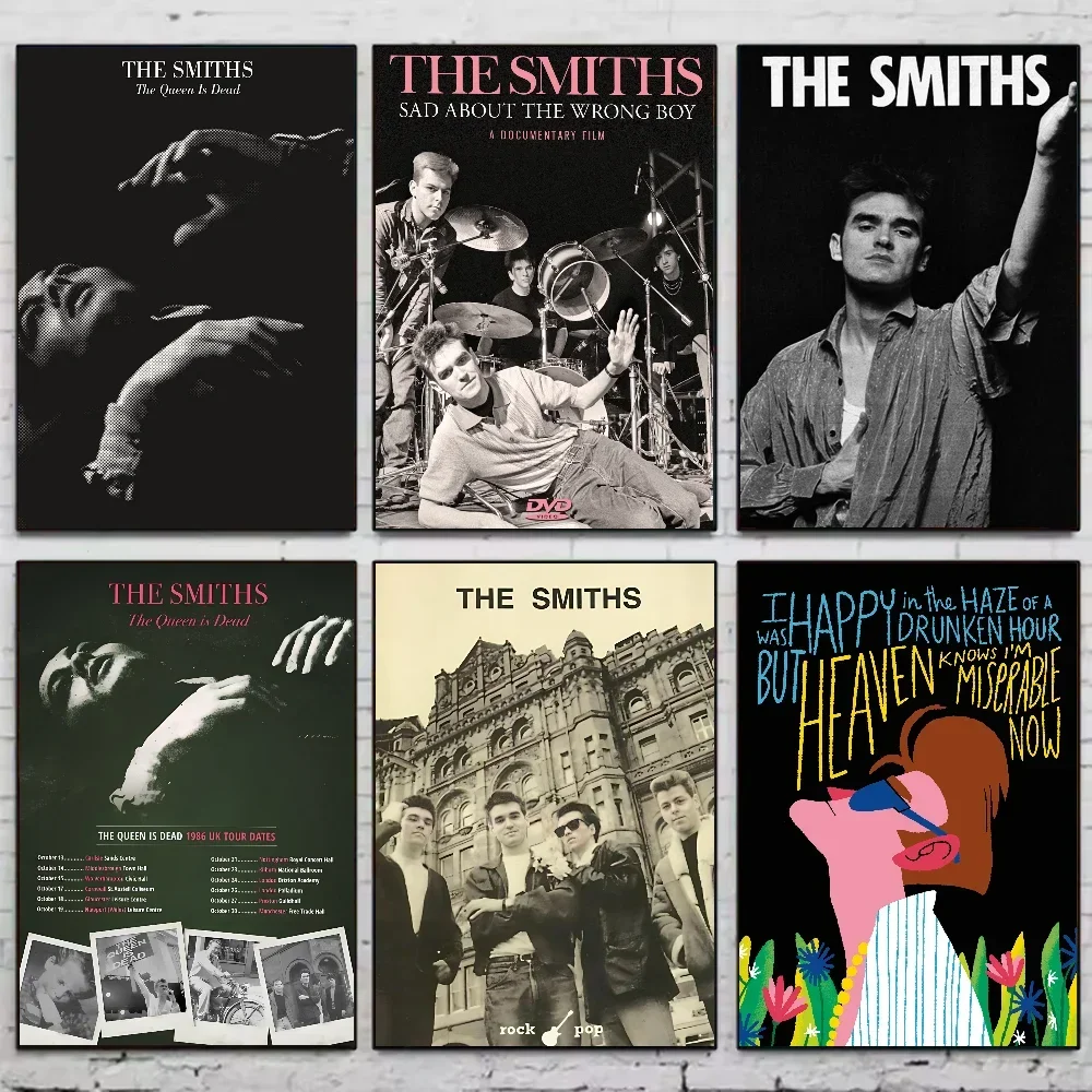 The Smiths Rock Band Minimalist Canvas Poster | Wall Art Print Canvas Wall Art Peaceful Pleasures Health and Wellness