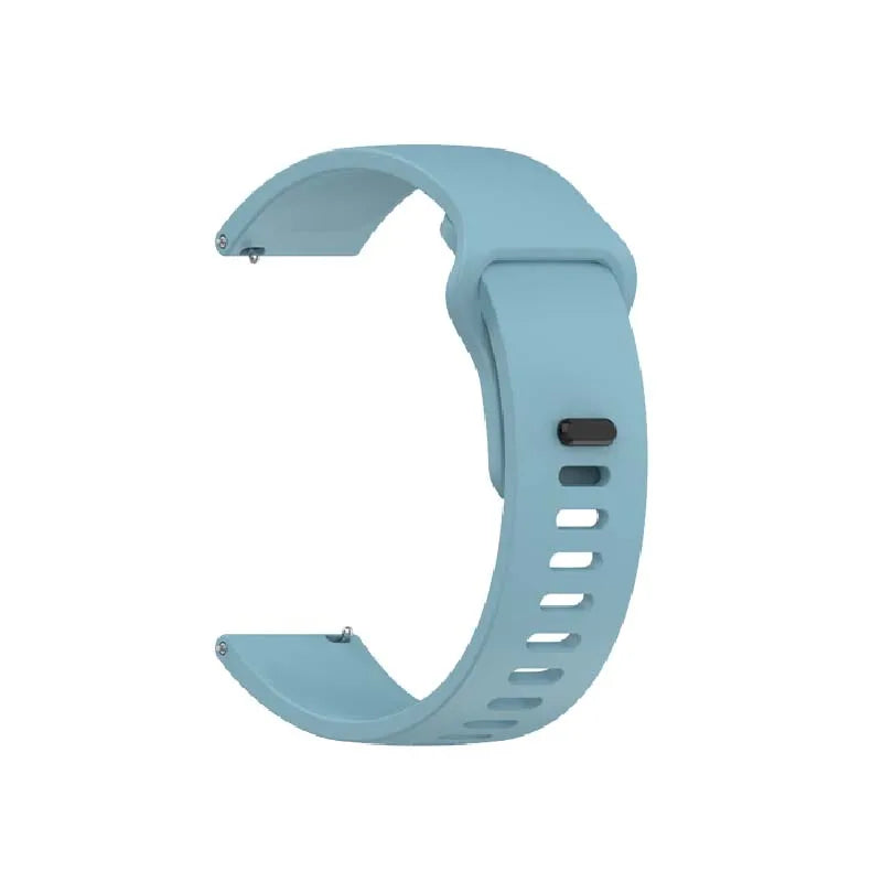 Silicone Sport Band for Redmi Watch 5 Active & Lite 22mm Peaceful Pleasures Health and Wellness LIGHT BLUE 22mm