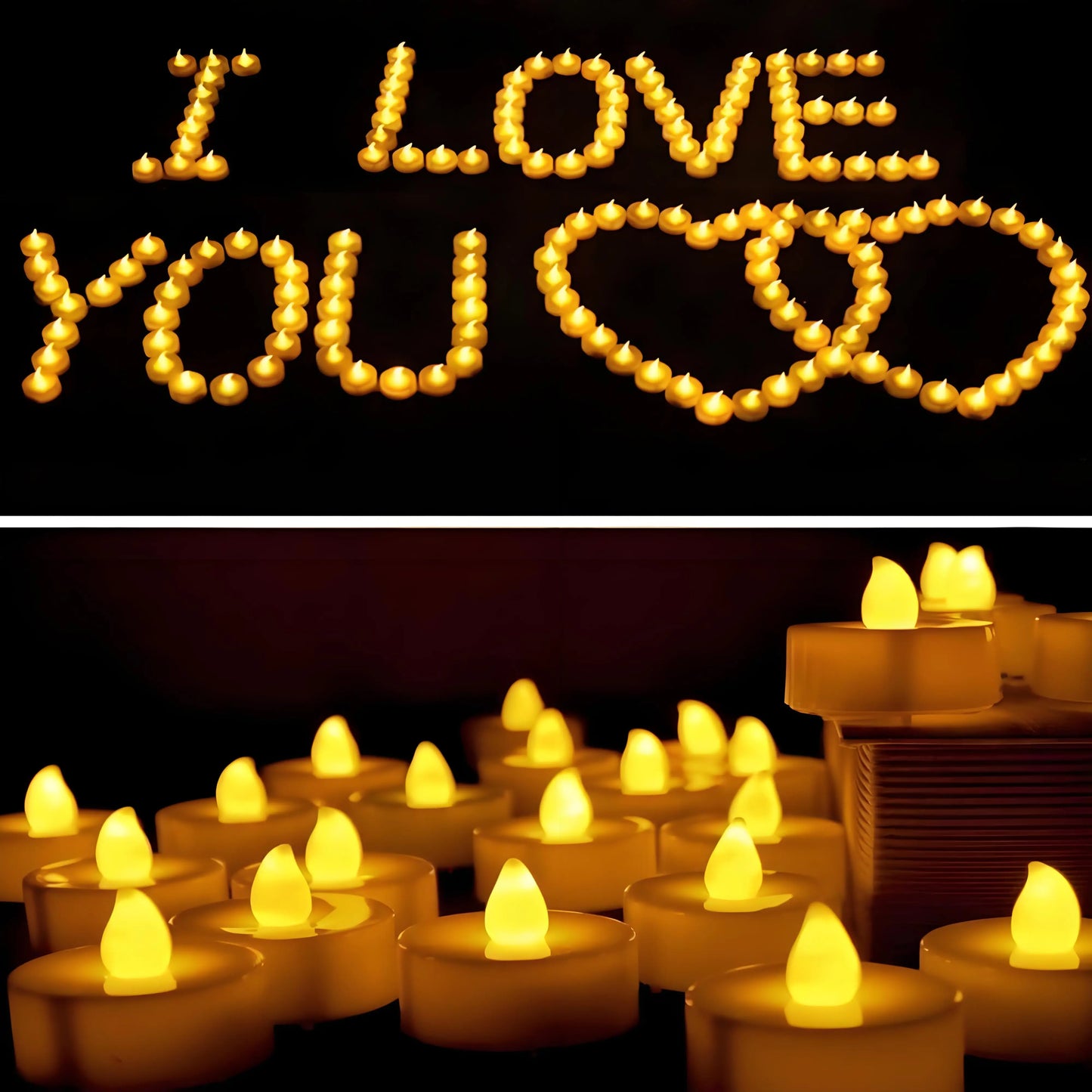 Tea Lights Battery Operated LED Realistic Bright Flameless Candles Flickering Electric Candles for Seasonal & Festival Home Deco Peaceful Pleasures Health and Wellness