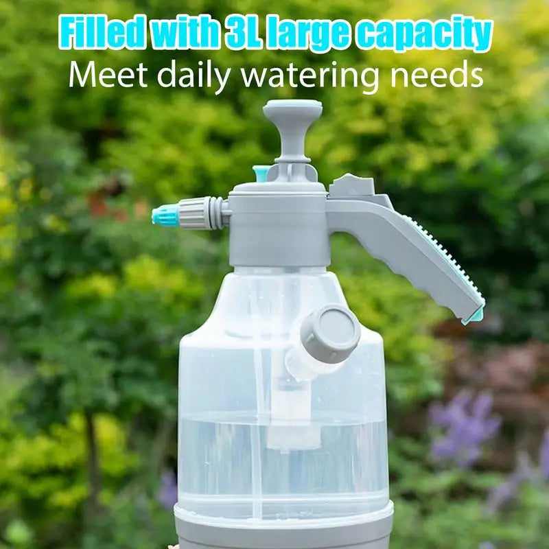 Pump up Sprayer Fine Mist Spray Bottle Small cleaning pot Handheld Plant Mister Watering Can Indoor Cleaning Supply for Garden Peaceful Pleasures Health and Wellness