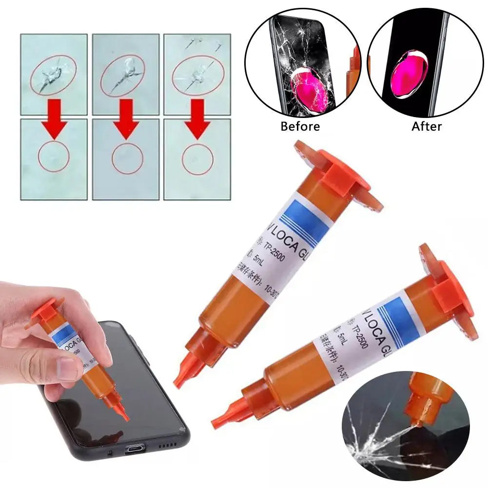 TP-2500 UV Optical Clear Adhesive Glue – Phone Screen Repair
