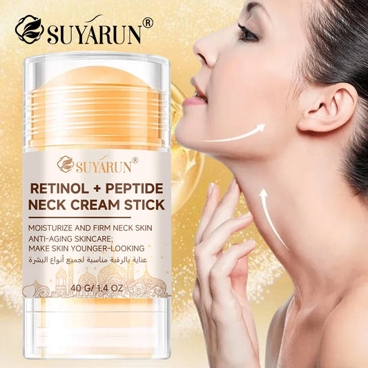 SUYARUN Retinol Peptide Neck Firming Stick | Anti-Aging Cream Neck Firming Cream Oasis Select