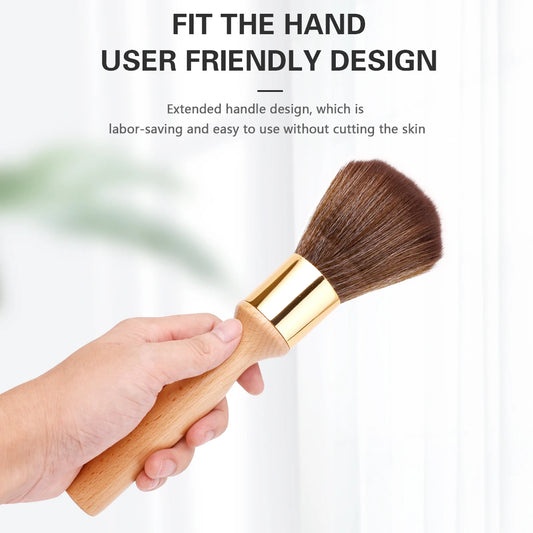 Hairdressing Soft Hair Neck Face Duster Brush, Professional Cleaning Brush for Hair Cutting, Barber Salon Styling & Makeup Tools Peaceful Pleasures Health and Wellness