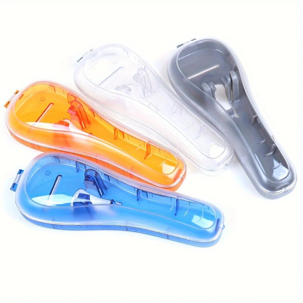Transparent Travel Razor Case – Portable Shaver Storage Box