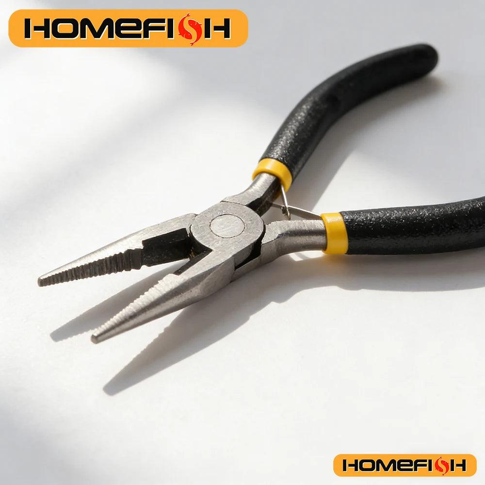 Carbon Steel Jewelry Pliers – Round, Flat & Long Nose Mini Tool