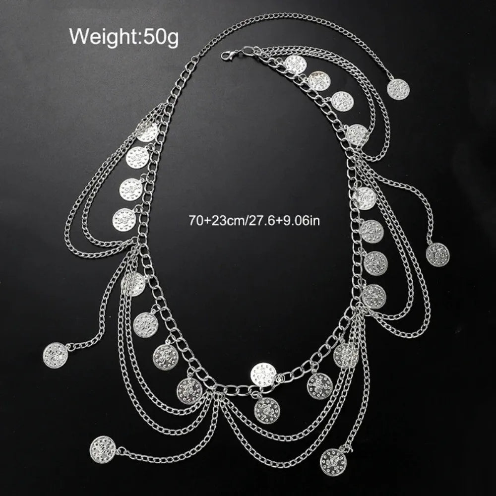Tassel Belly Chain – Multi-Layer Adjustable Waist Chain