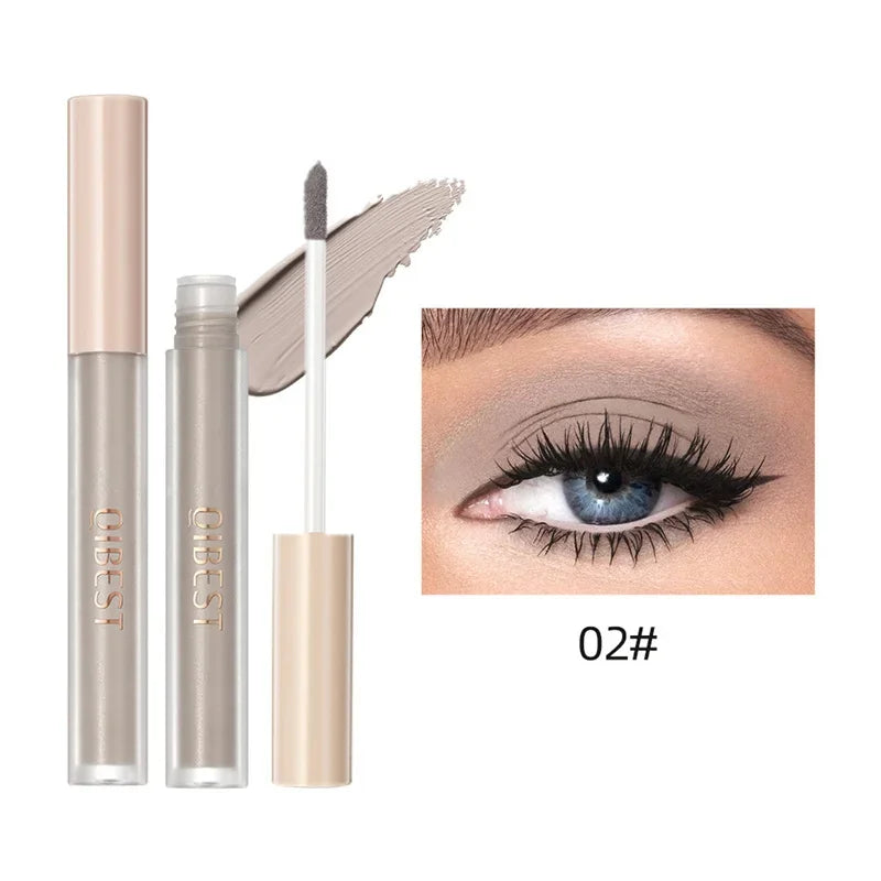 8-Color Matte Nude Liquid Eyeshadow | Waterproof & Long-Lasting