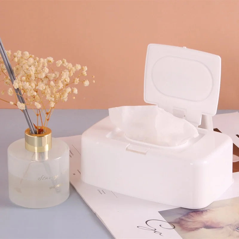 Portable Wet Wipes Dispenser Box – Plastic Napkin Holder