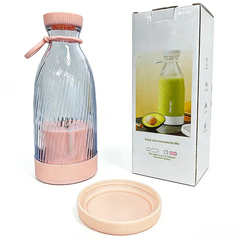 Food-grade 6-blade juicer - Portable fruit and vegetable home juicer - Eco-friendly fruit and vegetable mixing cup Peaceful Pleasures Health and Wellness