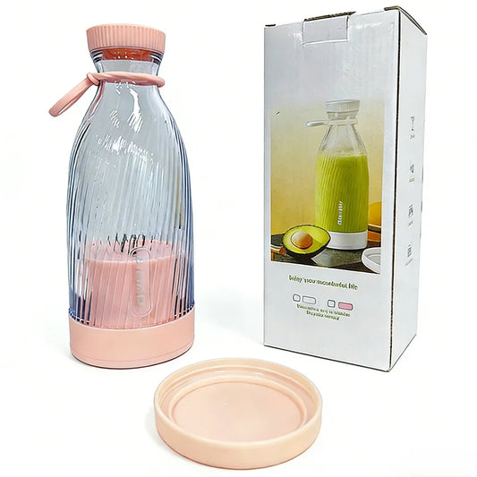 Food-grade 6-blade juicer - Portable fruit and vegetable home juicer - Eco-friendly fruit and vegetable mixing cup Peaceful Pleasures Health and Wellness