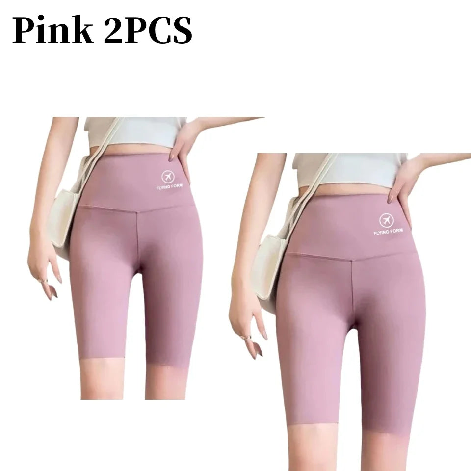 Women's High Waist Shark Shorts – Yoga Running Hip Lift