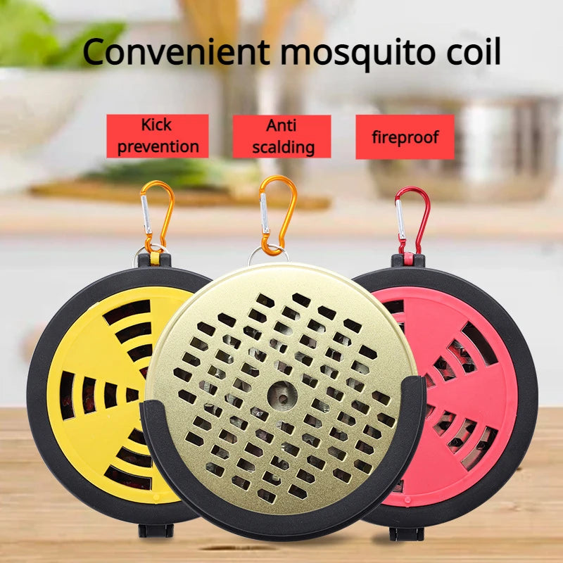 Portable Hangable Mosquito Repellent Incense Disc Box | Outdoor