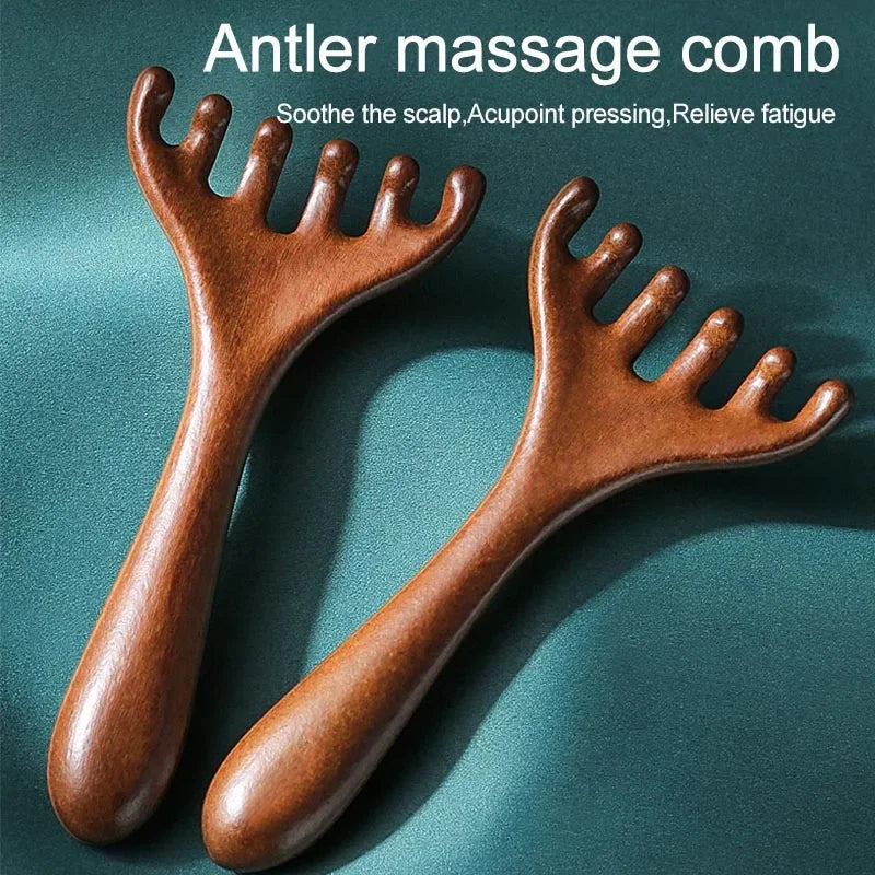6-Claw Head Massager Comb | Gua Sha Scalp Massage Tool