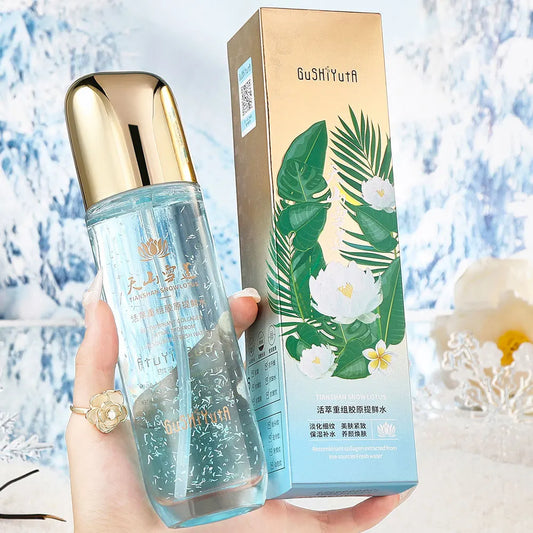 120ml Snow Lotus Collagen Toner Plump Skin Fast Absorbing Formula for All-Day Anti-Aging, Skin Tightening Korean Skincare Peaceful Pleasures Health and Wellness Default Title