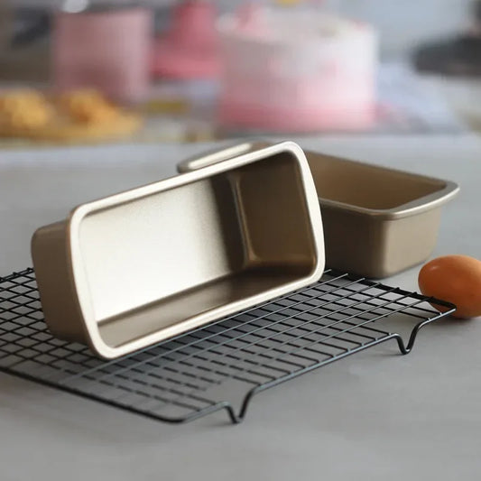 Non Stick Rectangular Pound Cake Bread Mold Baking Tray Commercial Household Toast Box Lunch Meat Mold Professional Baking Tools Peaceful Pleasures Health and Wellness