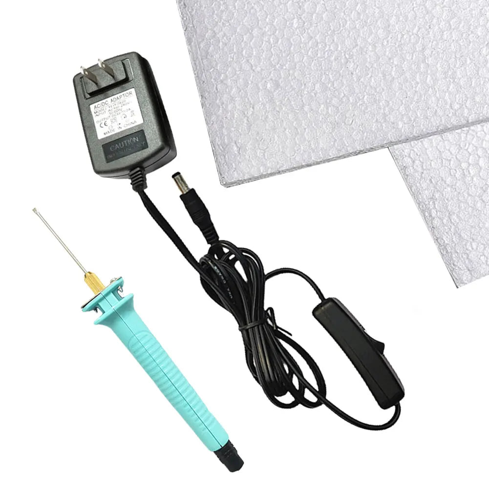 25-5cm Foam Cutter Pen Hot Wire Cutter Pen US/EU/UK Plug Heat Cutting Engraving Pen Fast Heating for Styrofoam Foam Cutting Peaceful Pleasures Health and Wellness