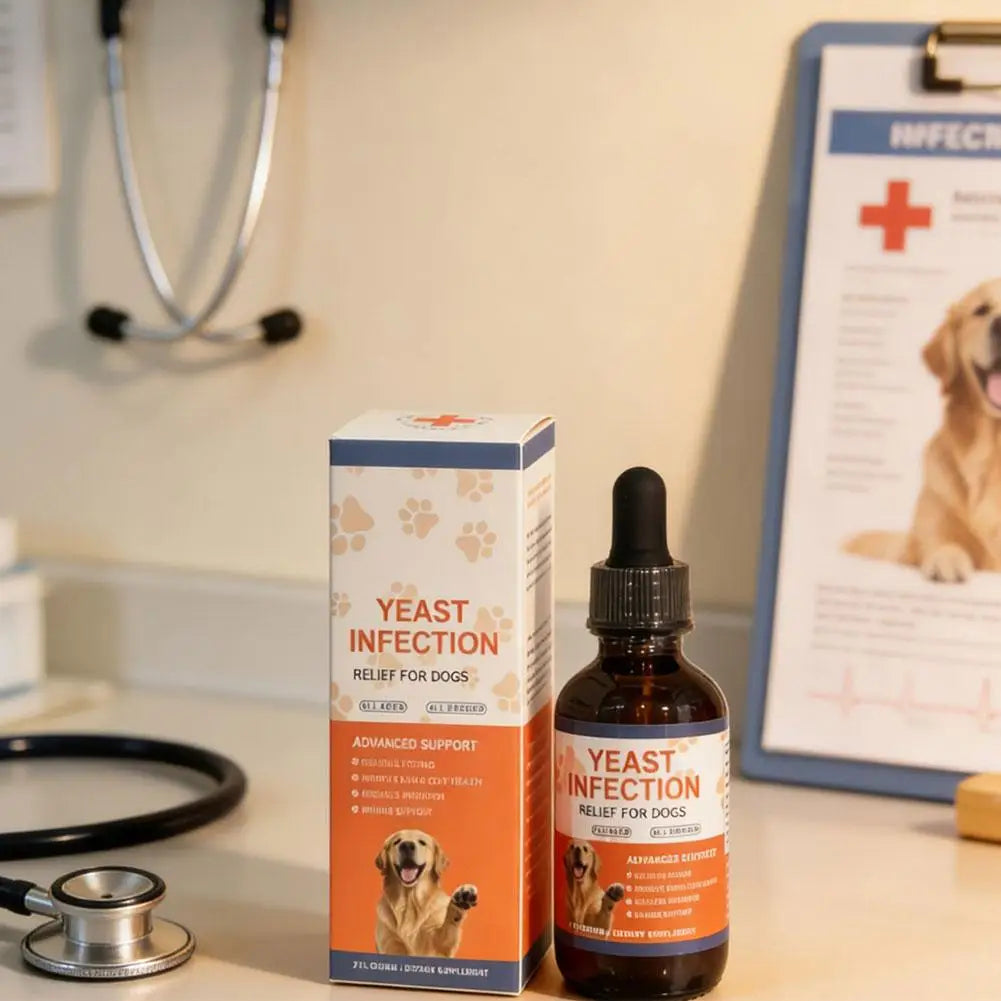 60ml Antipruritic Fur Health Immune Support Yeast Infection Relief Drops For Dog Cat Irritation Skin Pet Nutritional Supplement Peaceful Pleasures Health and Wellness