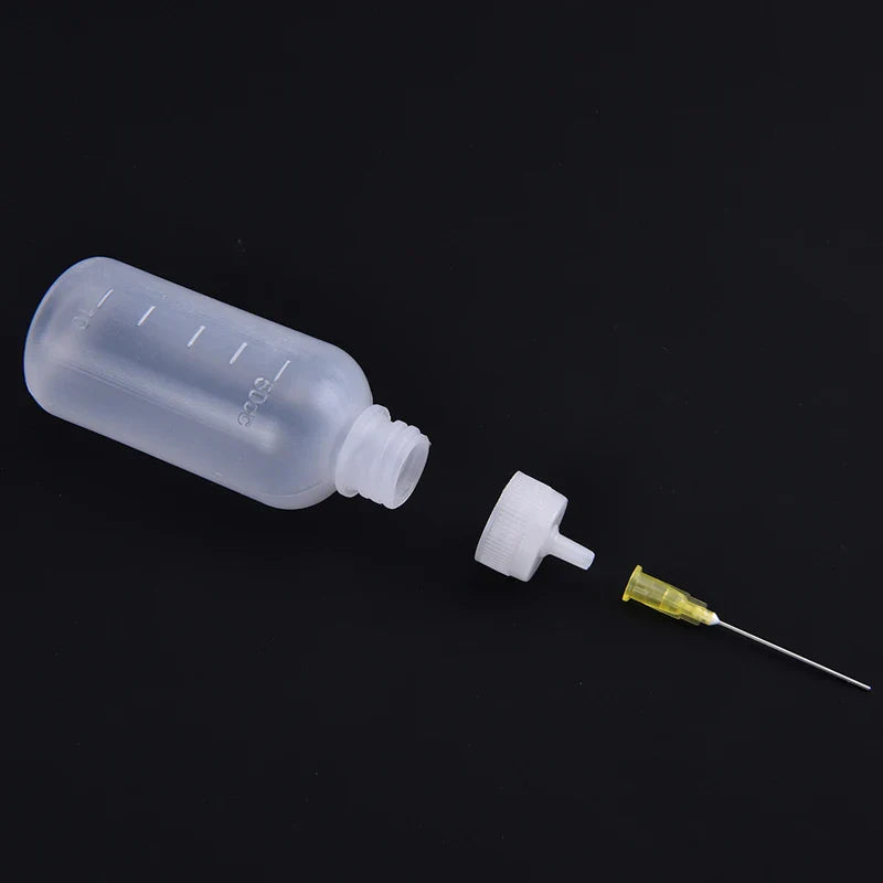 50ml Needle Dispenser Bottles 3-Pack – Flux & Adhesive Tool