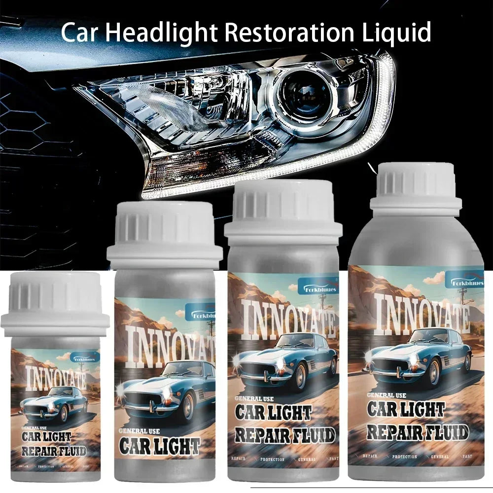 Polish Headlight Chemical Polishing Kit Headlight Liquid Polymer Repair Fluid Headlights Car Headlight Restoration Motorcycle Peaceful Pleasures Health and Wellness