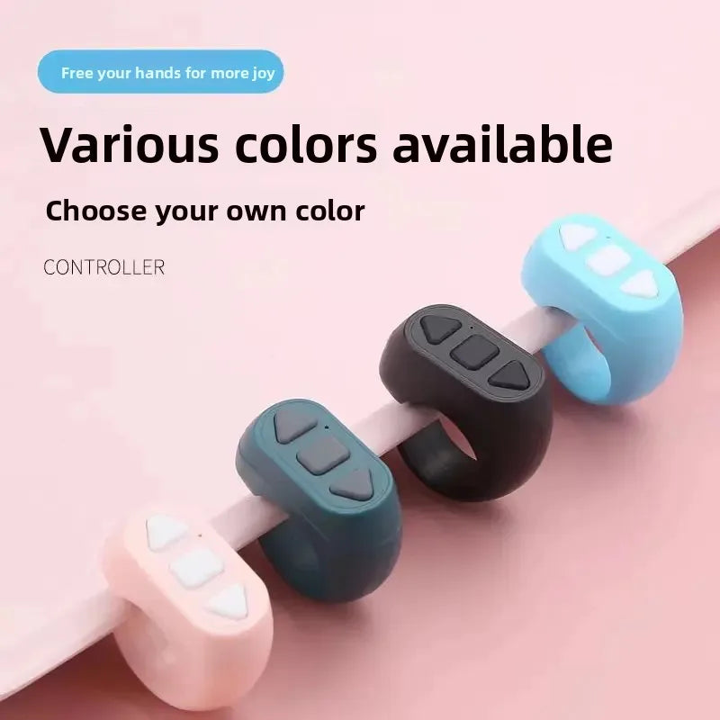 Bluetooth Ring Remote – TikTok Scroll, Selfie & Camera Control Peaceful Pleasures Health and Wellness