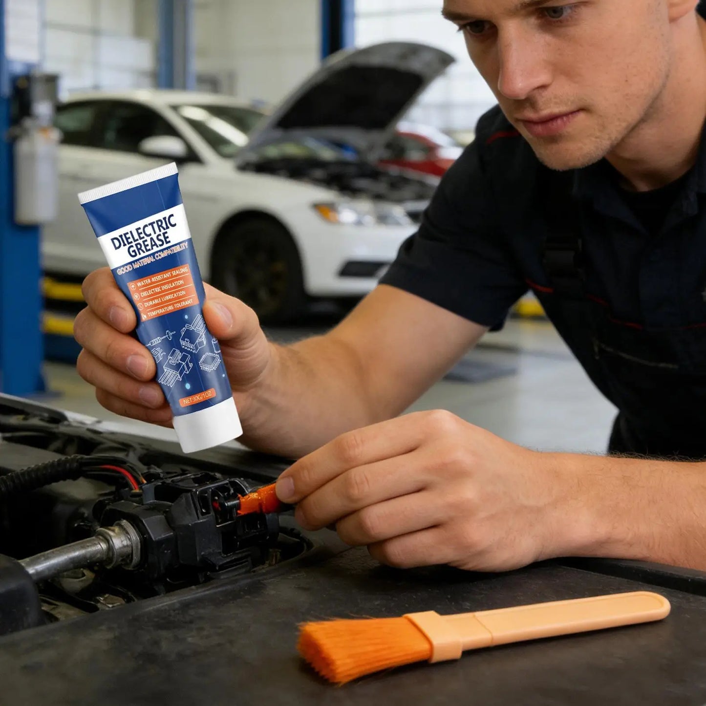 30g Dielectric Wheel Bearing Grease | Waterproof Auto Lubricant