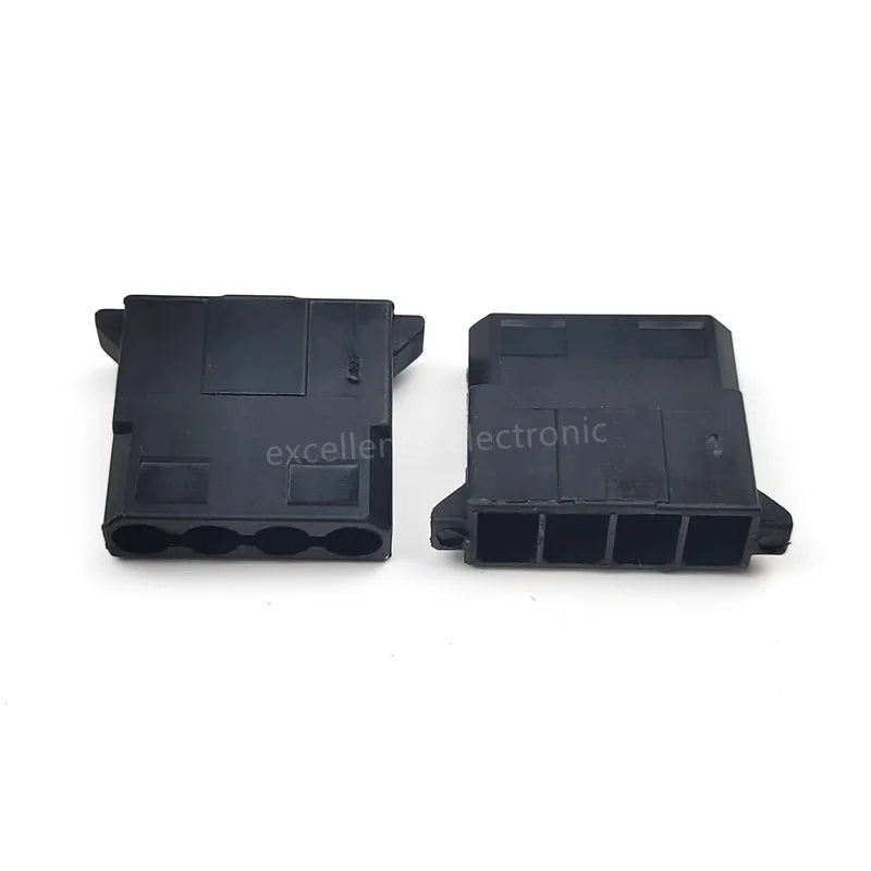 10 Sets Black 5.08mm Large 4 Pin Computer ATX IDE Power Connector Big 4P Housing + Terminals for Computer ATX EPS Power Peaceful Pleasures Health and Wellness
