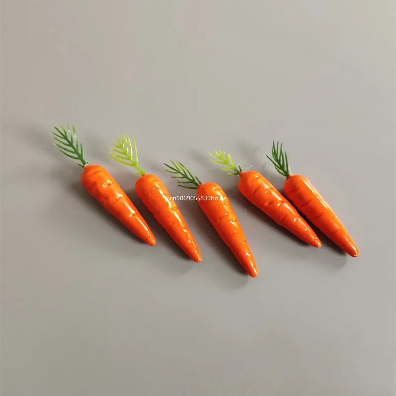 Easter Decoration Simulation Mini Carrot Foam Simulation Vegetable Carrot Children Easter Gift Home Decor Doll House Accessories Peaceful Pleasures Health and Wellness