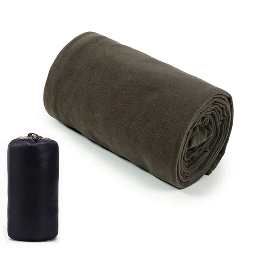 Soft Fleece Sleeping Bag Liner – Ultralight Camping Blanket
