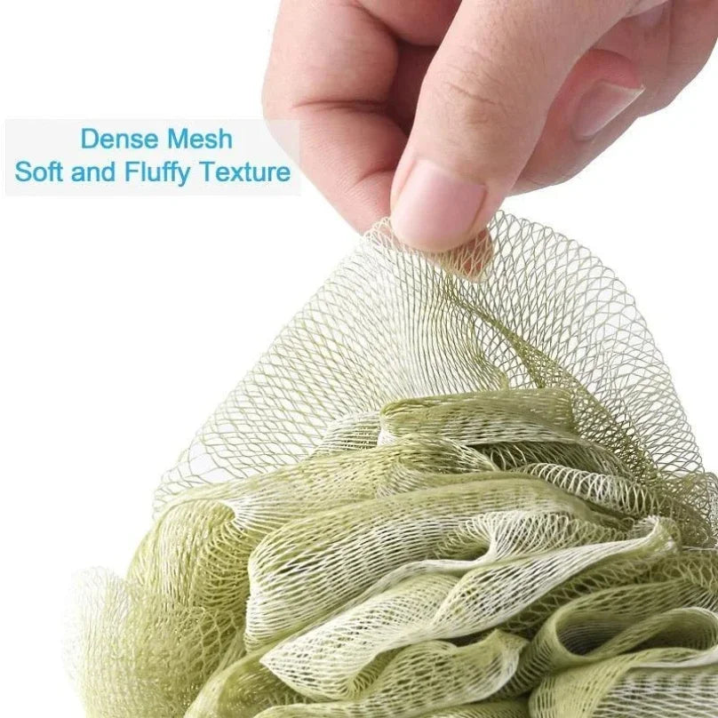 Lace Bath Balls High-end Body Cleaning Tool New Non-scattering Super Soft Bath Flower Scrubbing Bath Balls Bathroom Accessories Peaceful Pleasures Health and Wellness