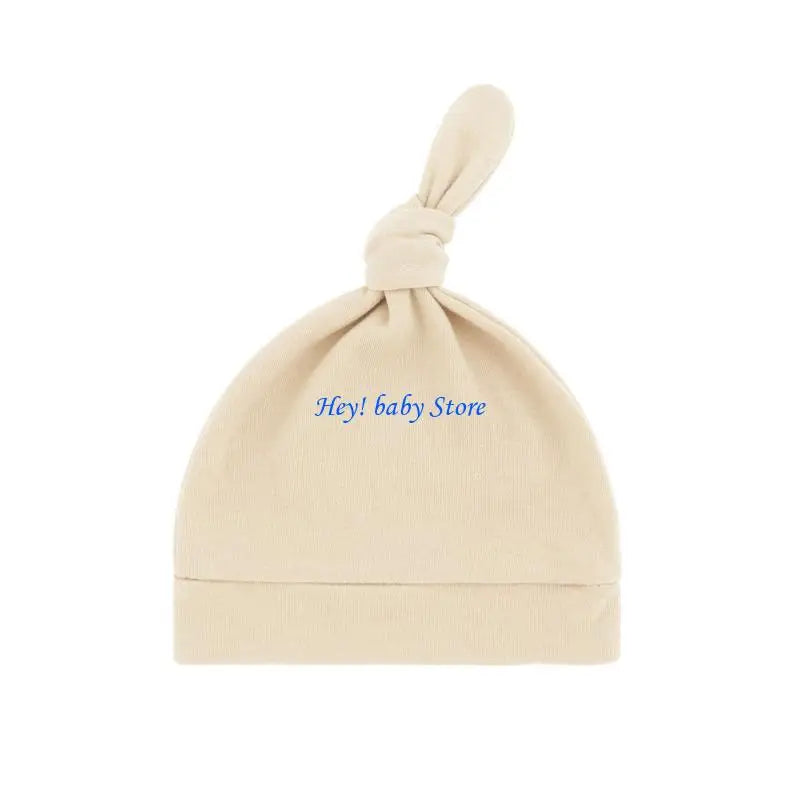 Soft Cotton Knotted Baby Hat – Newborns & Infants 0–24M