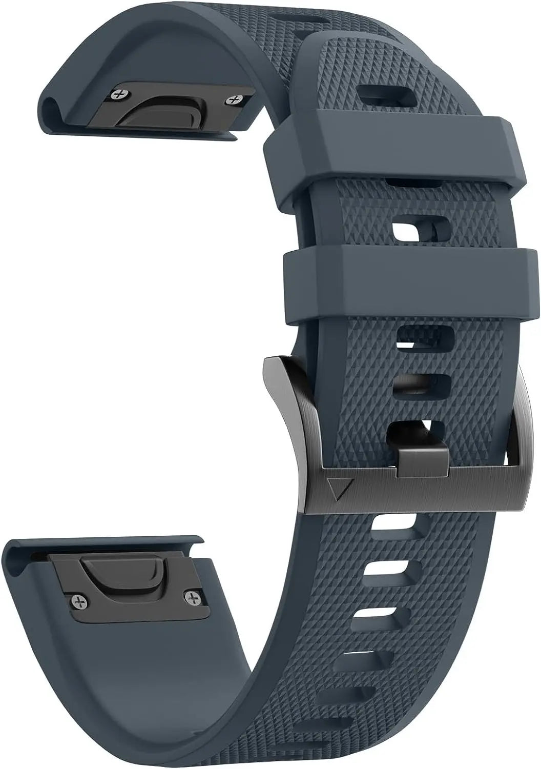 20mm Silicone QuickFit Band for Garmin Fenix 7S 6S 5S Pro Peaceful Pleasures Health and Wellness slate For Fenix 8(43mm)