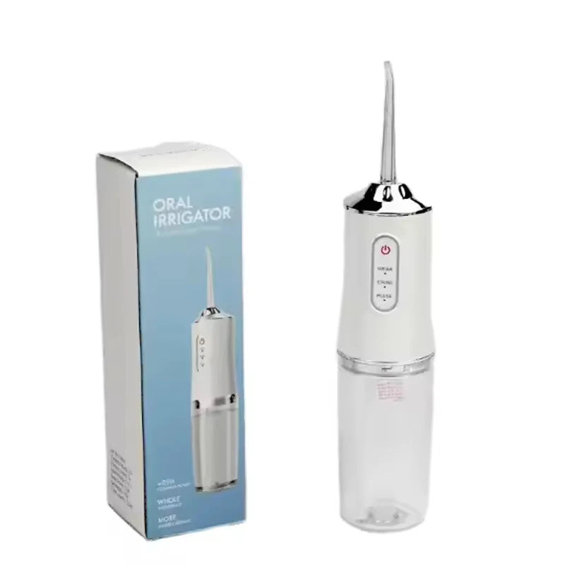 Dental Floss Portable Cordless Oral Irrigator Cleaning Water Spray Dental Flosser Cleaning Device Peaceful Pleasures Health and Wellness