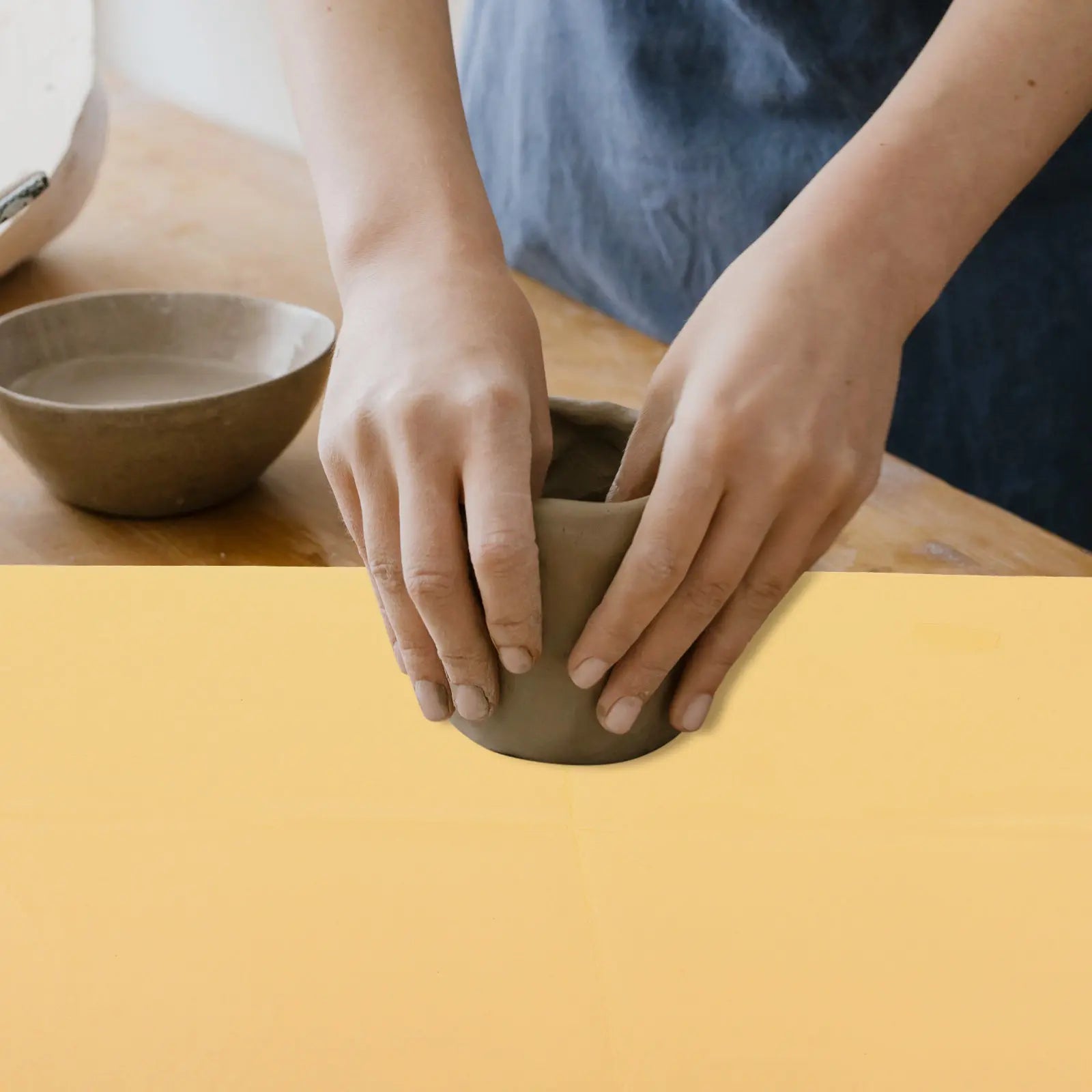 Ceramic Pottery Absorbent Throwing Pad Enlarged Thickened Water Absorption Clay Craft DIY Tool Portable Efficient Pottery Wheels Peaceful Pleasures Health and Wellness