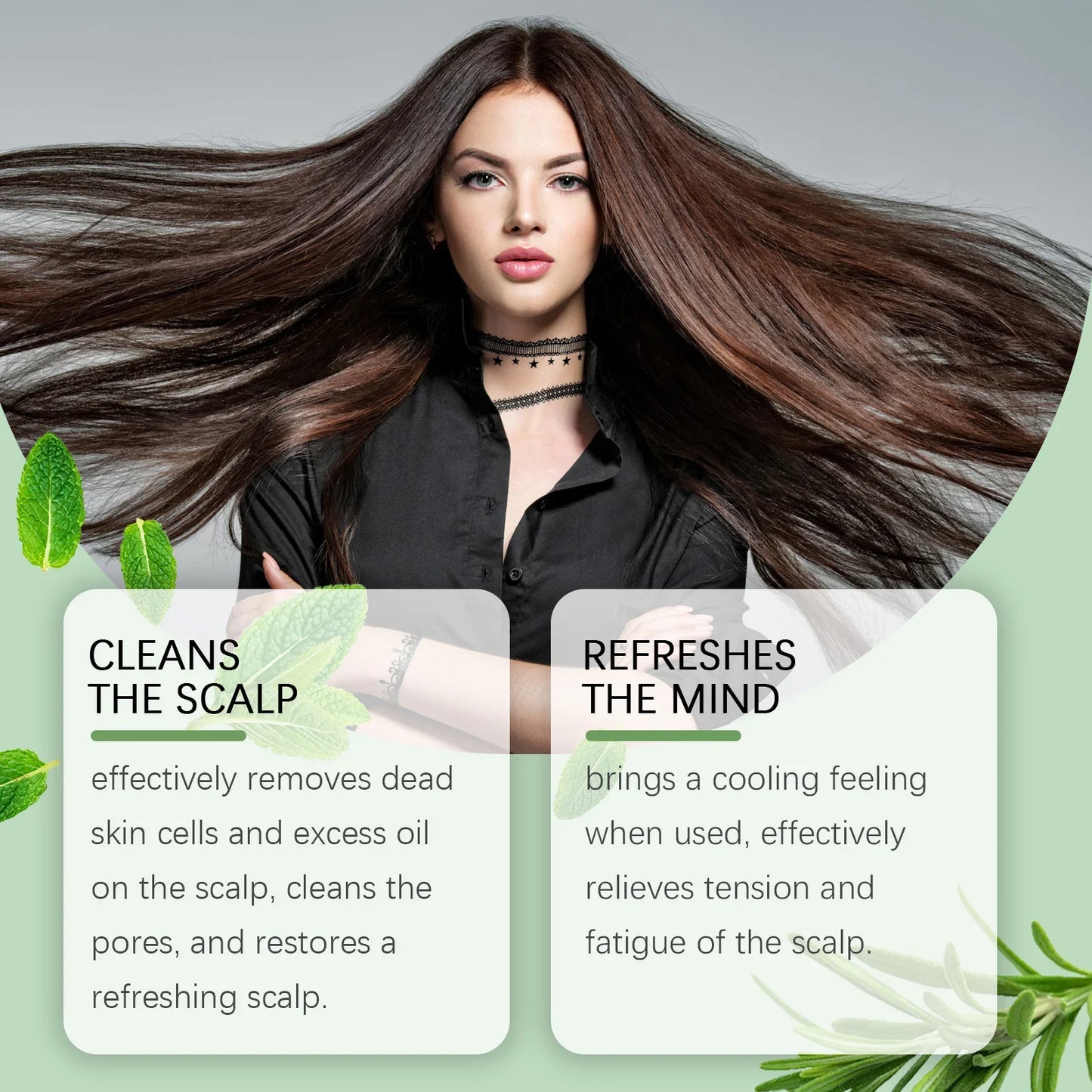 HOEGOA Rosemary Scalp Scrub – Deep Cleanse & Nourish