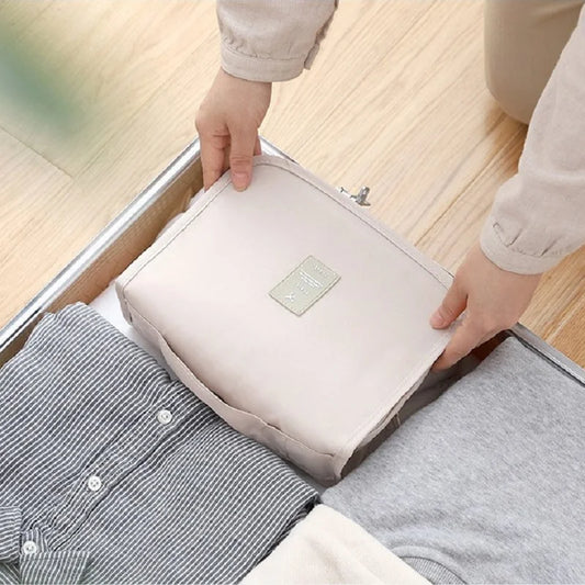 Foldable Hanging Travel Toiletry & Makeup Bag | Oxford Fabric Travel Toiletry Bag Oasis Select