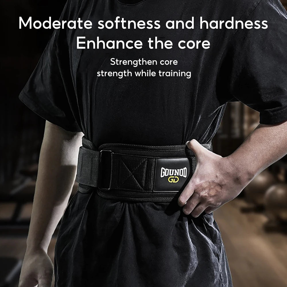 Abdominal Training Belt Widened Waist Adjustable EVA Lumbar Support Belt Powerlifting Strength Training GymFitness Weightlifting Peaceful Pleasures Health and Wellness