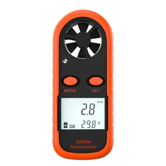A36T-Anemometer Handheld, Light Weight Digital Wind Speed Meter Vane Anemometer Wind Power Temperature Humidity Measurement Peaceful Pleasures Health and Wellness As Shown