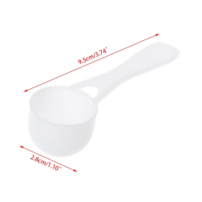Measuring Spoon Coffee Protein Milk Powder Scoop Spoon Kitchen Tools Milk Powder Spoon Plastic Protein Powder Quantitative Spoon Peaceful Pleasures Health and Wellness 5g